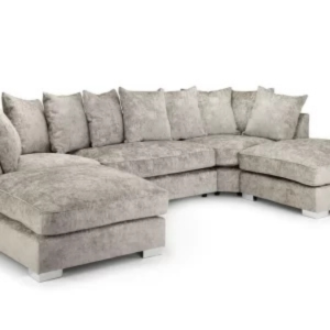 U Shape Bishop Sofas in Truffle Colour