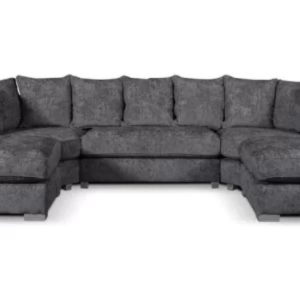 U Shape Sofas Charcoal Colour